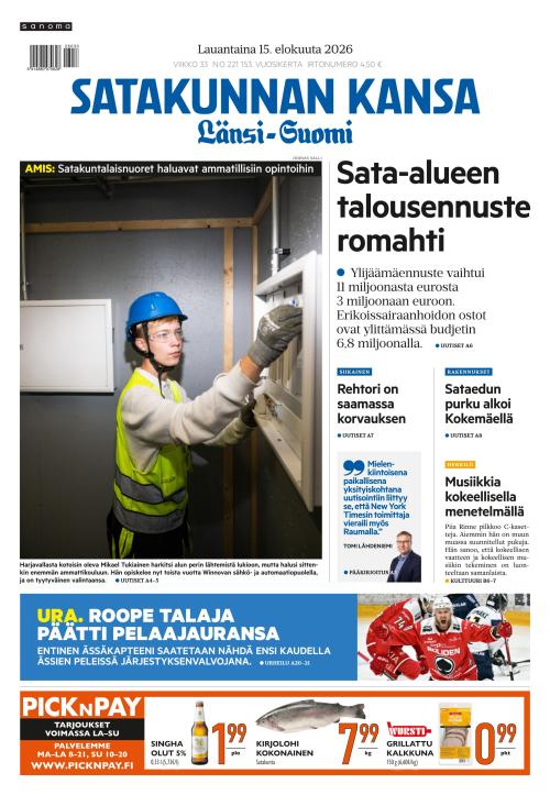Satakunnan Kansa Länsi-Suomi 15.8.2026