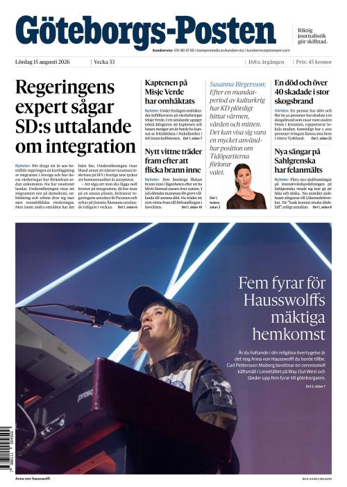 Göteborgs-Posten 15.8.2026