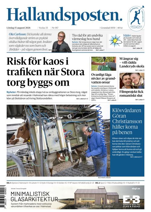 Hallandsposten 15.8.2026