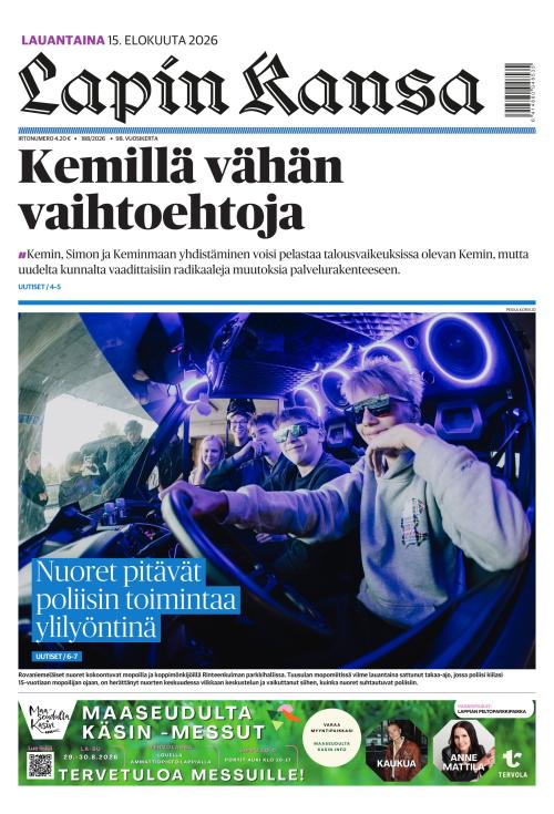 Lapin Kansa 15.8.2026