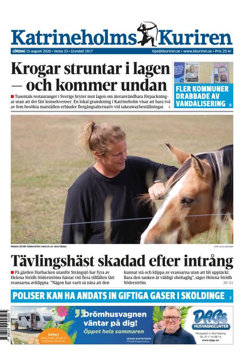 Katrineholms-Kuriren 15.8.2026