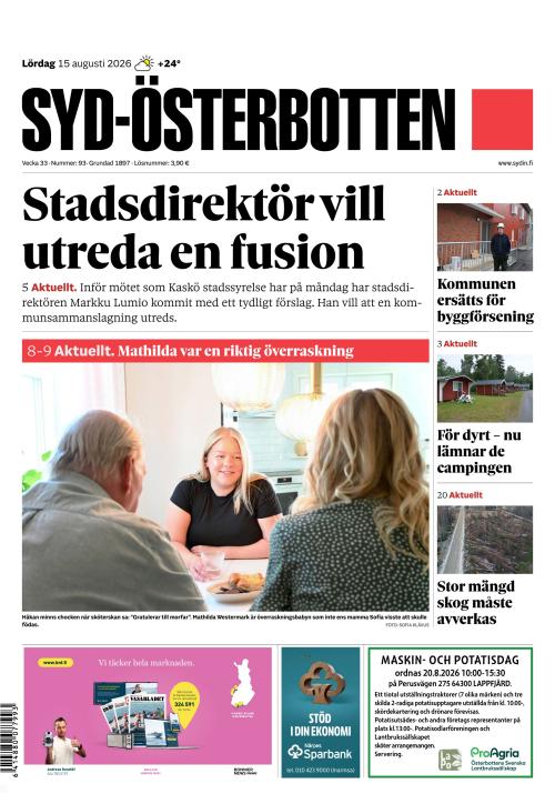 Syd-Österbotten 15.8.2026
