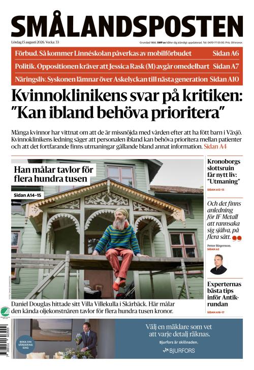 Smålandsposten 15.8.2026