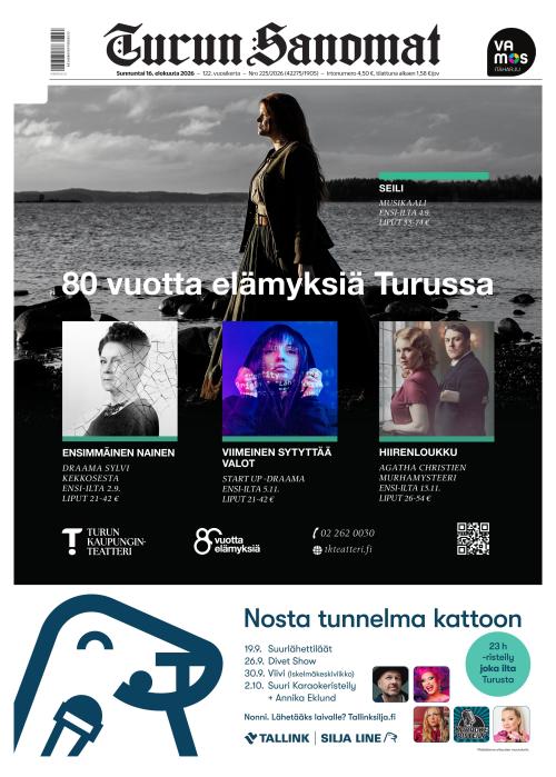 Turun Sanomat 16.8.2026