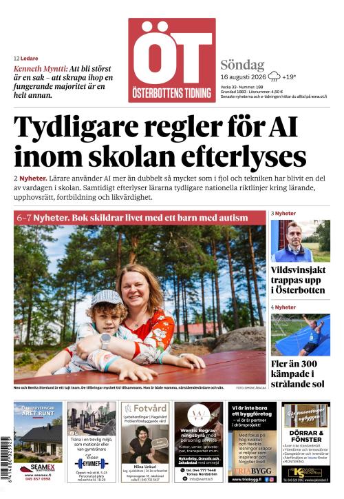 Österbottens Tidning 16.8.2026