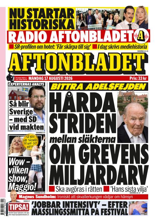 Aftonbladet 17.8.2026
