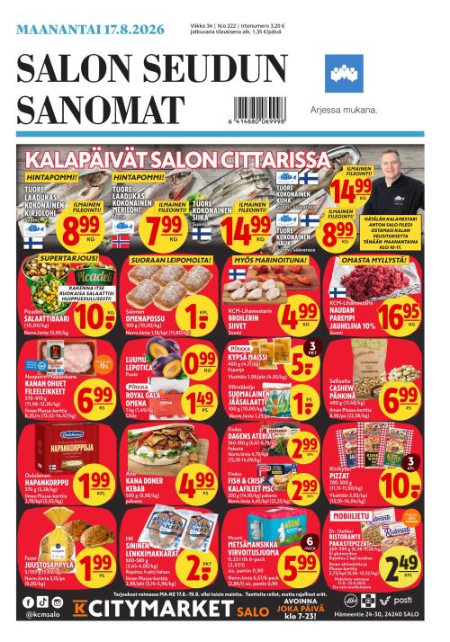 Salon Seudun Sanomat 17.8.2026