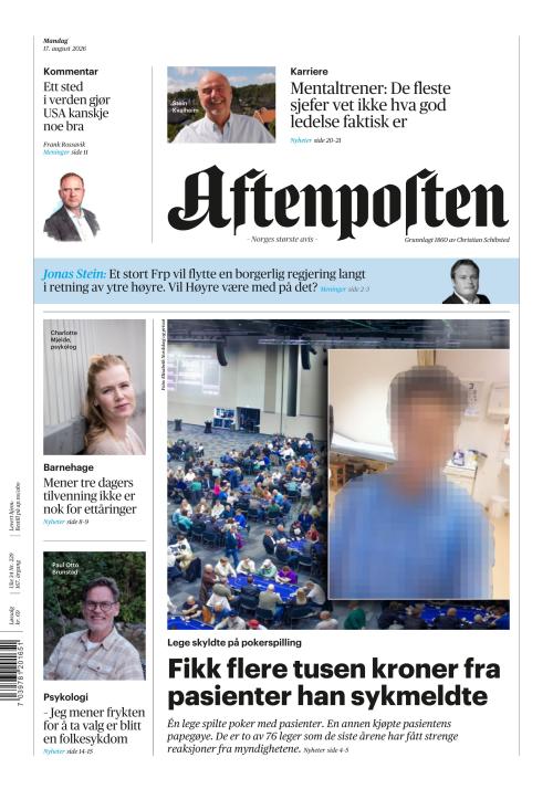 Aftenposten 17.8.2026