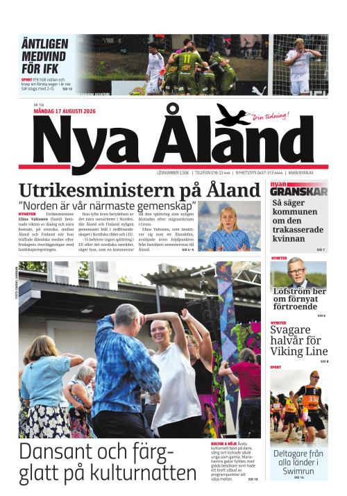 Nya Åland 17.8.2026