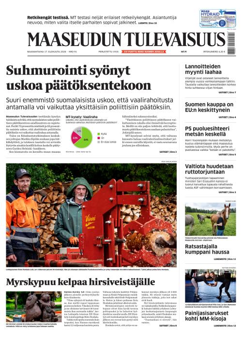 Maaseudun Tulevaisuus 17.8.2026