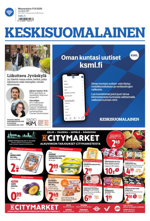Keskisuomalainen 17.8.2026