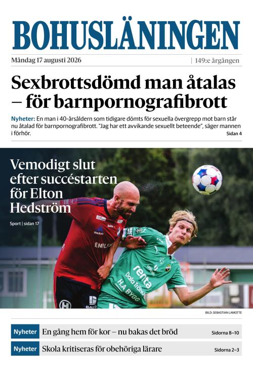 Bohusläningen 17.8.2026