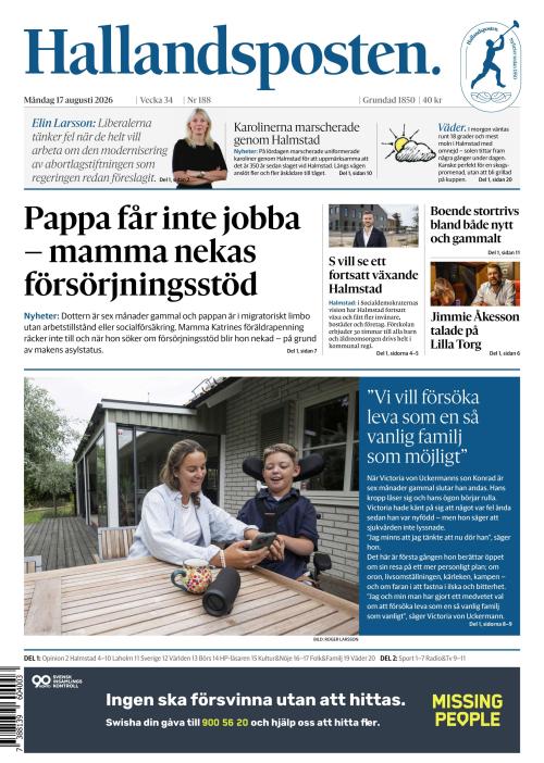 Hallandsposten 17.8.2026