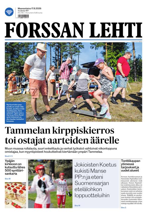 Forssan Lehti 17.8.2026