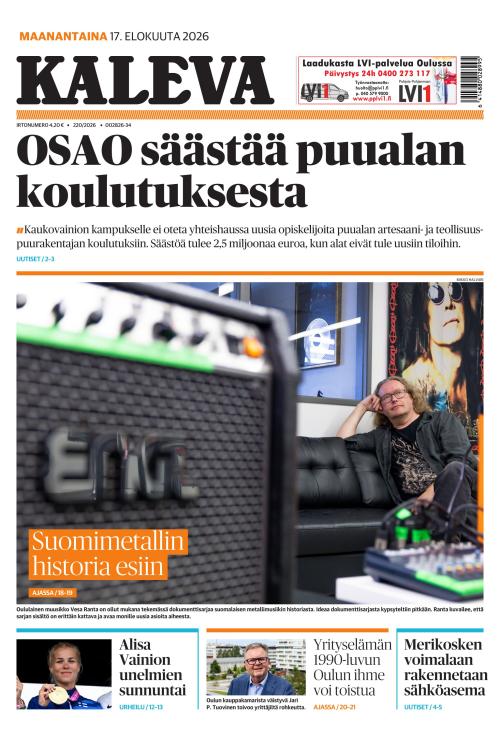 Kaleva 17.8.2026