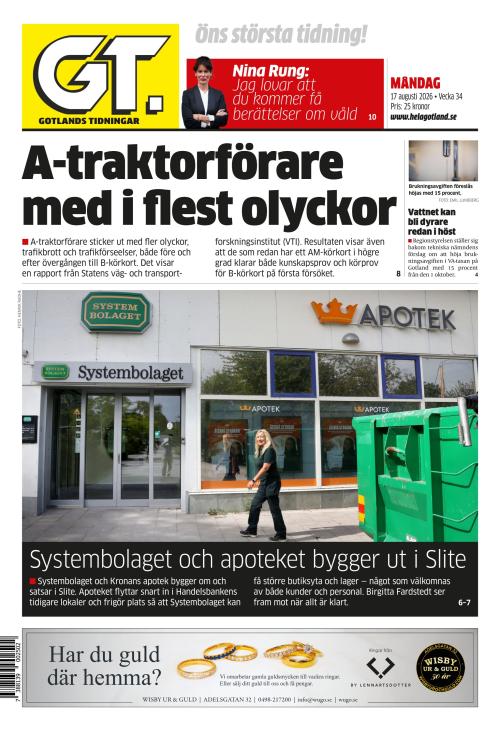 Gotlands Tidningar 17.8.2026