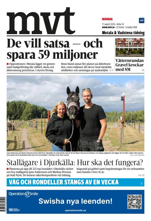 Motala Vadstena Tidning 17.8.2026
