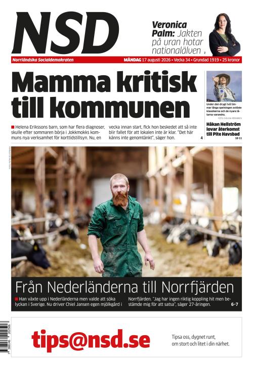 Norrländska Socialdemokraten 17.8.2026