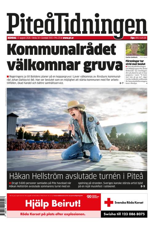 Piteå-Tidningen 17.8.2026