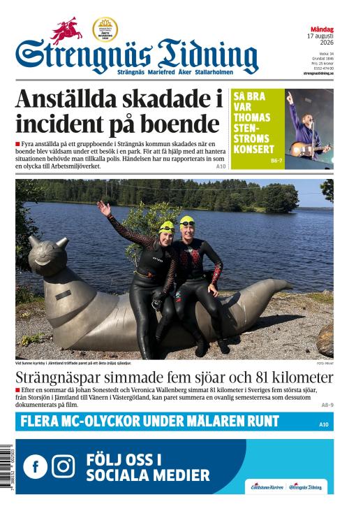 Strengnäs Tidning 17.8.2026