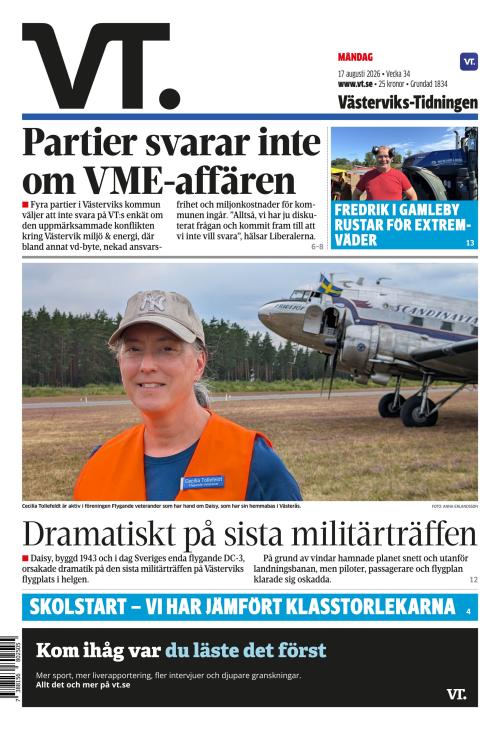 Västerviks-Tidningen 17.8.2026