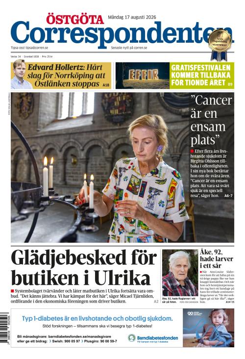 Östgöta Correspondenten 17.8.2026