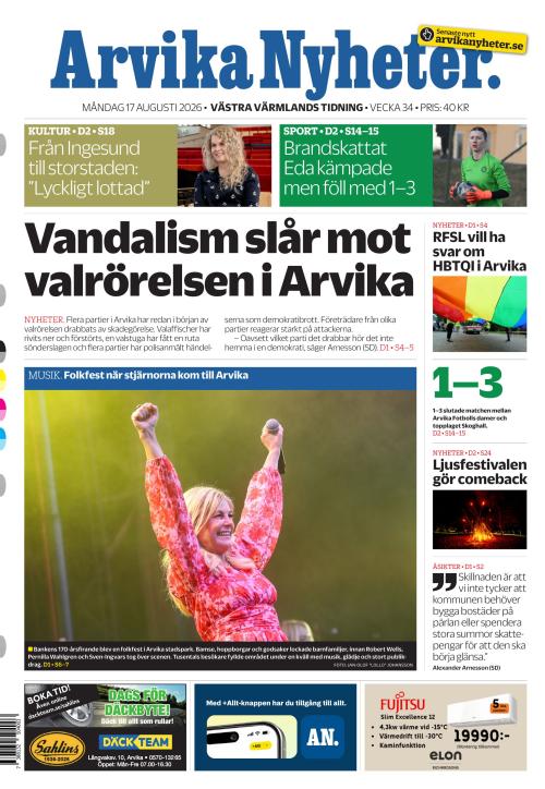Arvika Nyheter 17.8.2026