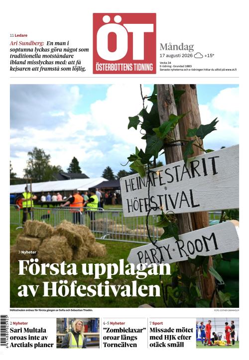Österbottens Tidning 17.8.2026