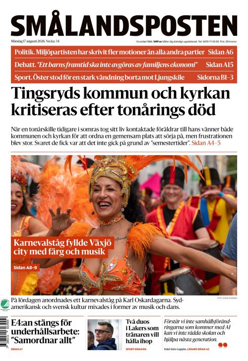 Smålandsposten 17.8.2026