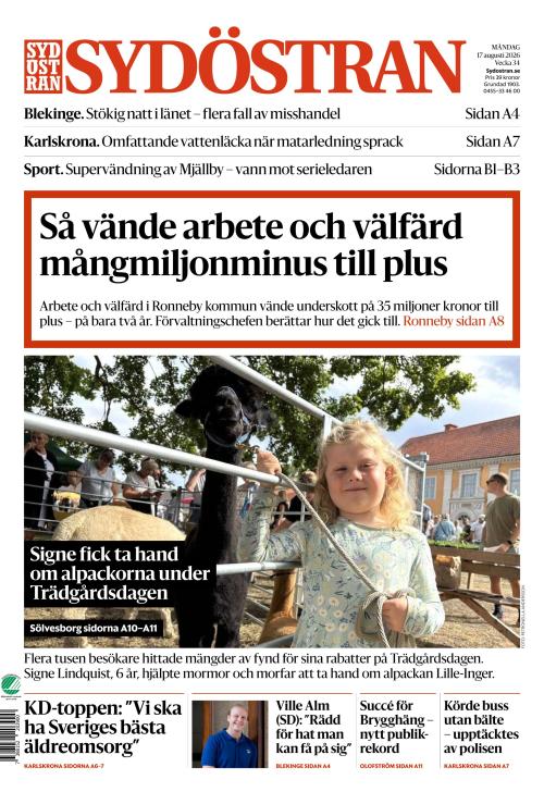 Sydöstran 17.8.2026