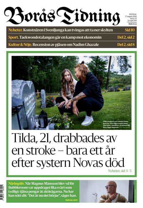 Borås Tidning 17.8.2026