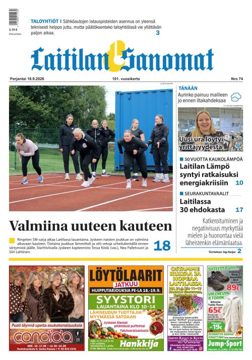 Laitilan Sanomat 18.9.2026