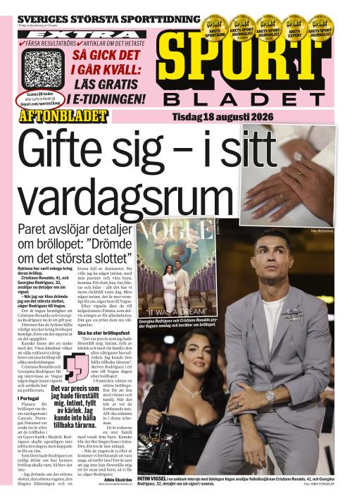 Aftonbladet Sportbladet 18.8.2026