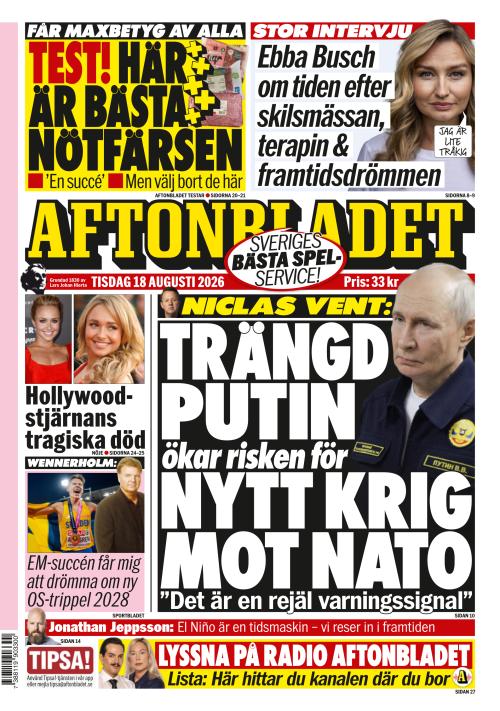 Aftonbladet 18.8.2026