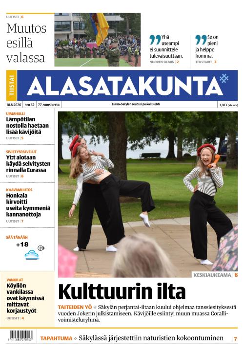 Alasatakunta 18.8.2026