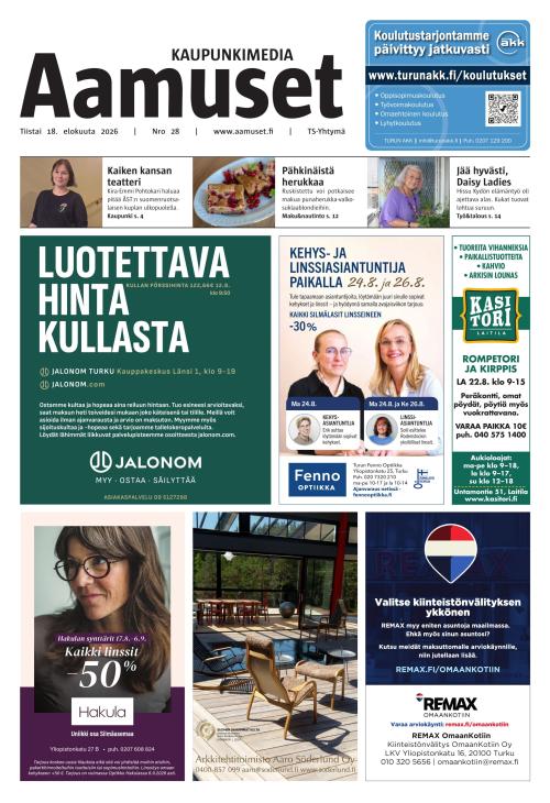 Aamuset 18.8.2026