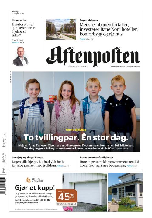 Aftenposten 18.8.2026