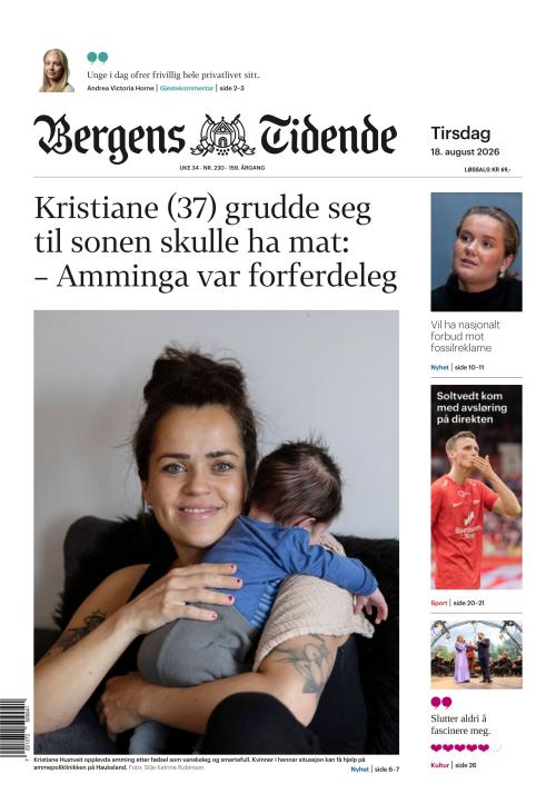 Bergens Tidende 18.8.2026