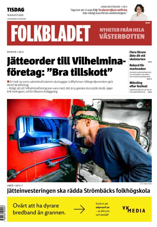 Folkbladet (Västerbotten) (SE) 18.8.2026