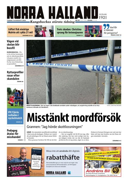 Norra Halland 18.8.2026