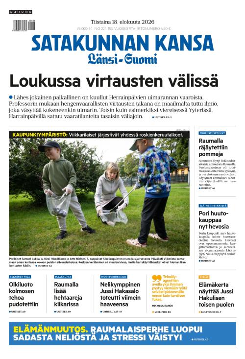 Satakunnan Kansa Länsi-Suomi 18.8.2026