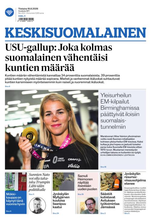 Keskisuomalainen 18.8.2026