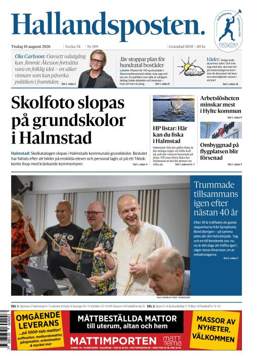 Hallandsposten 18.8.2026