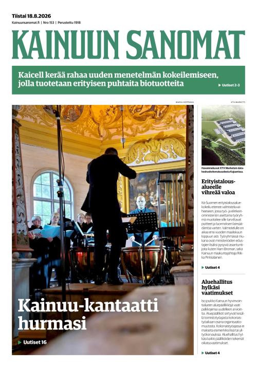 Kainuun Sanomat 18.8.2026