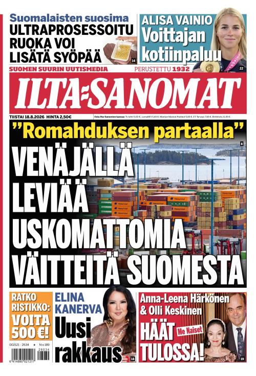 Ilta-Sanomat 18.8.2026