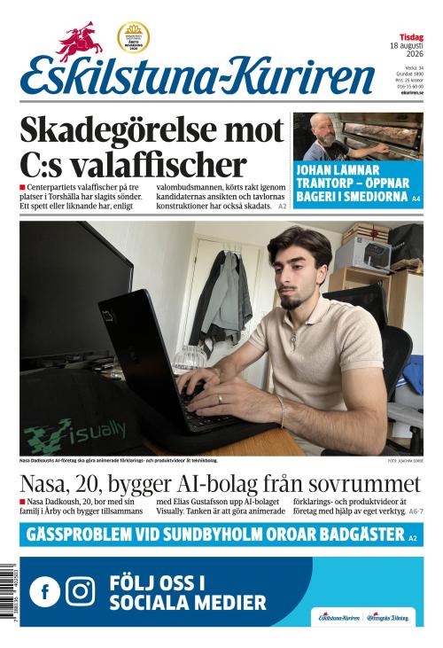 Eskilstuna-Kuriren 18.8.2026