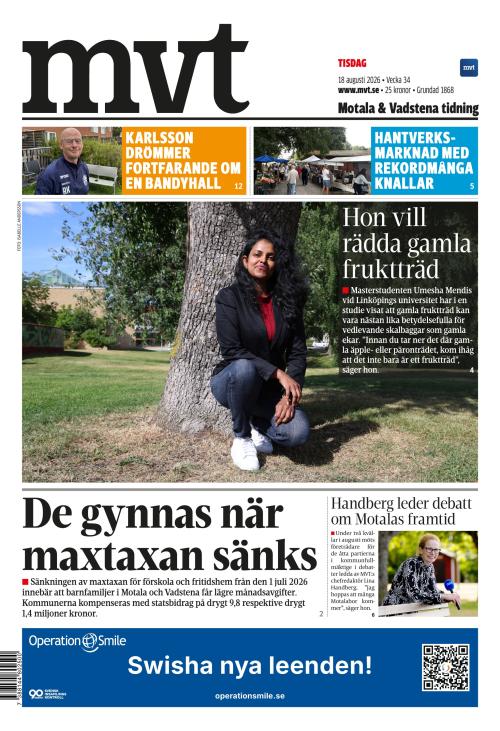 Motala Vadstena Tidning 18.8.2026