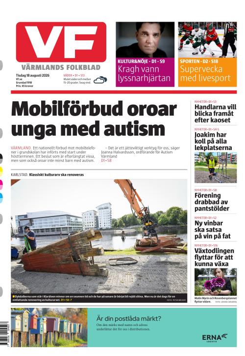 Värmlands Folkblad 18.8.2026