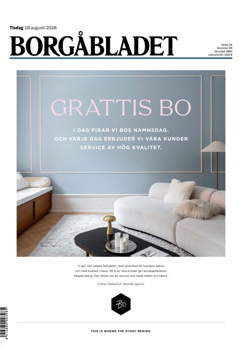 Borgåbladet 18.8.2026