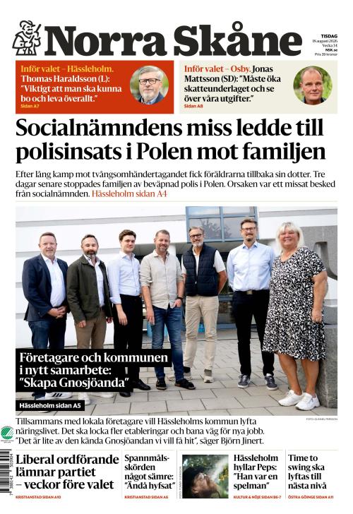Norra Skåne 18.8.2026
